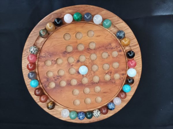 Solitaire en Chêne et loupe d’Orme (4) - L'Atelier du jeu